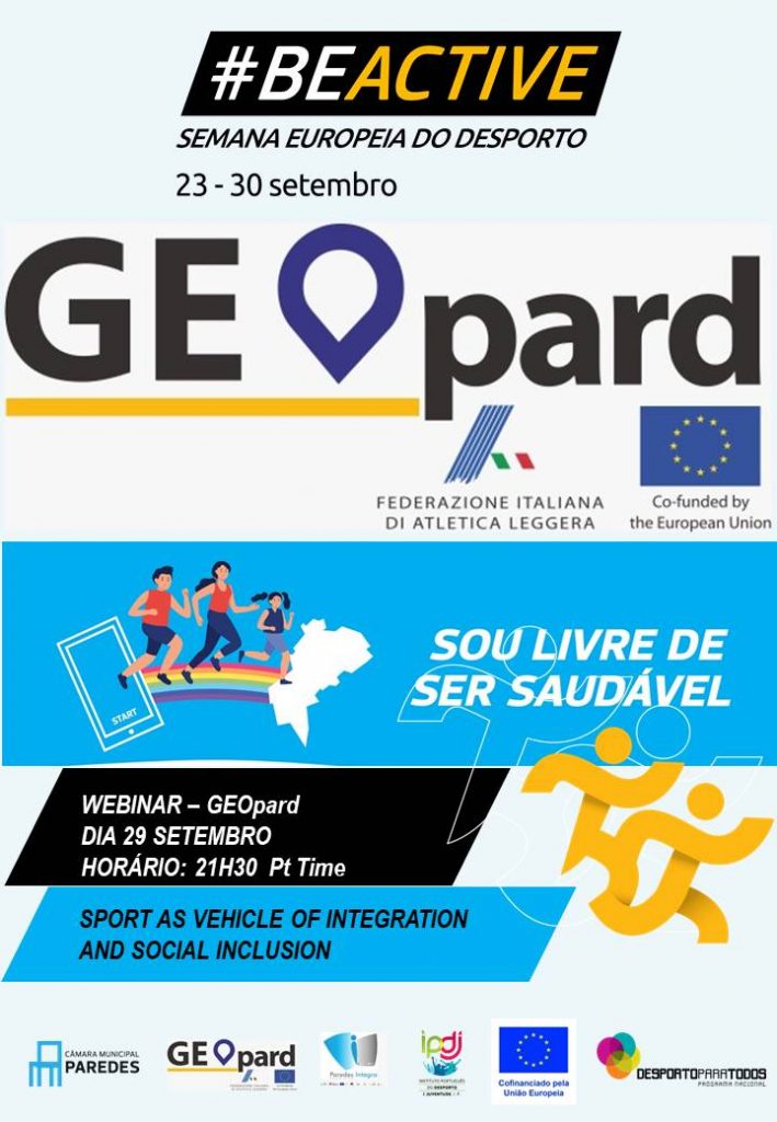 WEBINAR – GEOpard – SPORT AS VEHICLE OF INTEGRATION AND SOCIAL INCLUSION – Paredes SED 2021