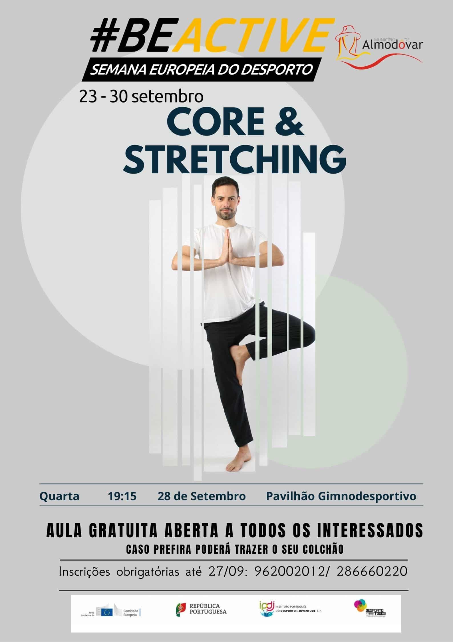 Aula de Core & Stretching - BeActive