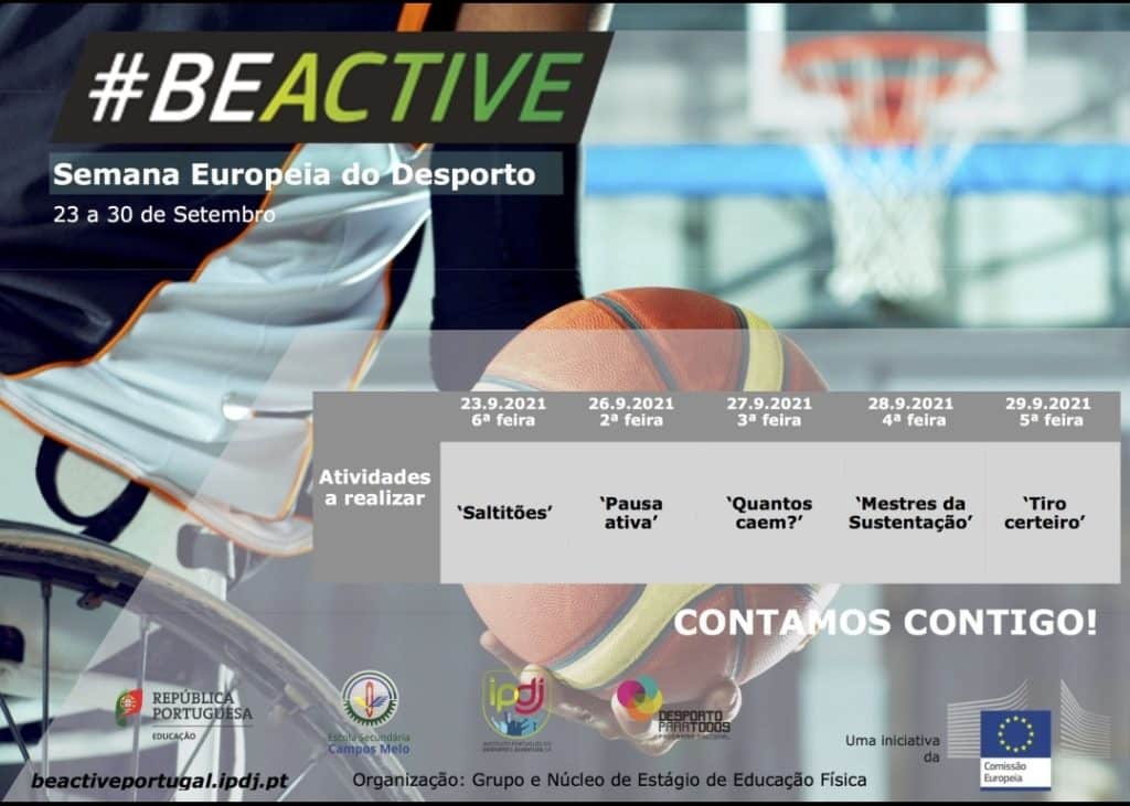 Semana Europeia do Desporto na ESCM – Atividades diárias